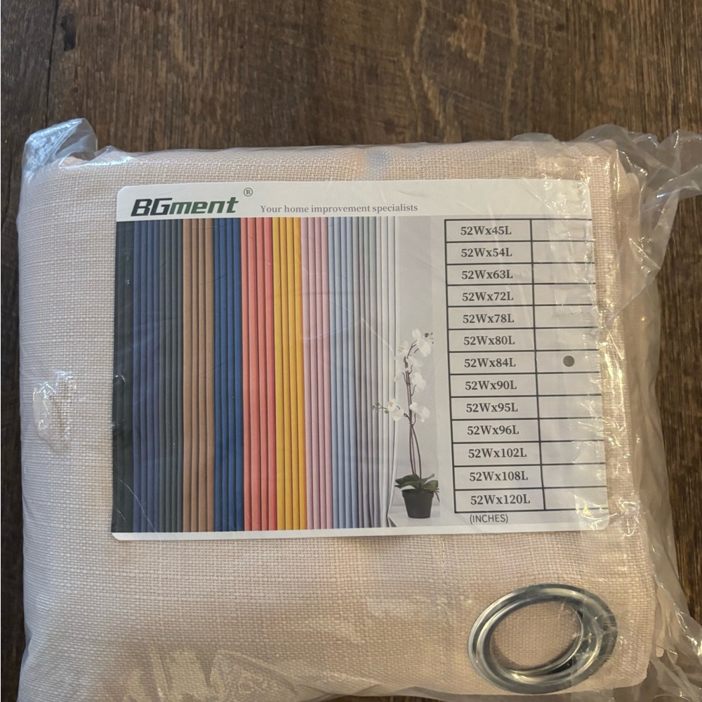 BGment Beige Curtain Panel